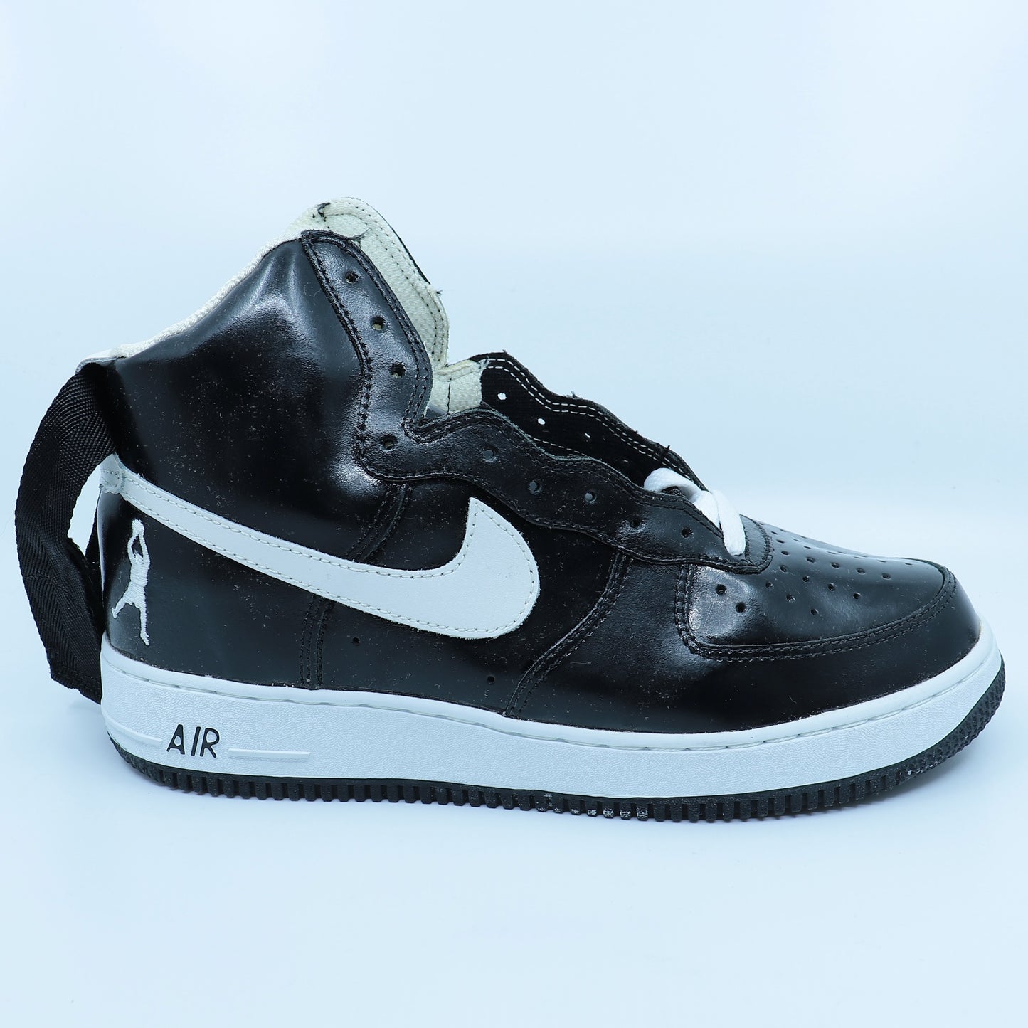 Nike Air Force 1 High Sheed Black/White 2002 Size 10.5