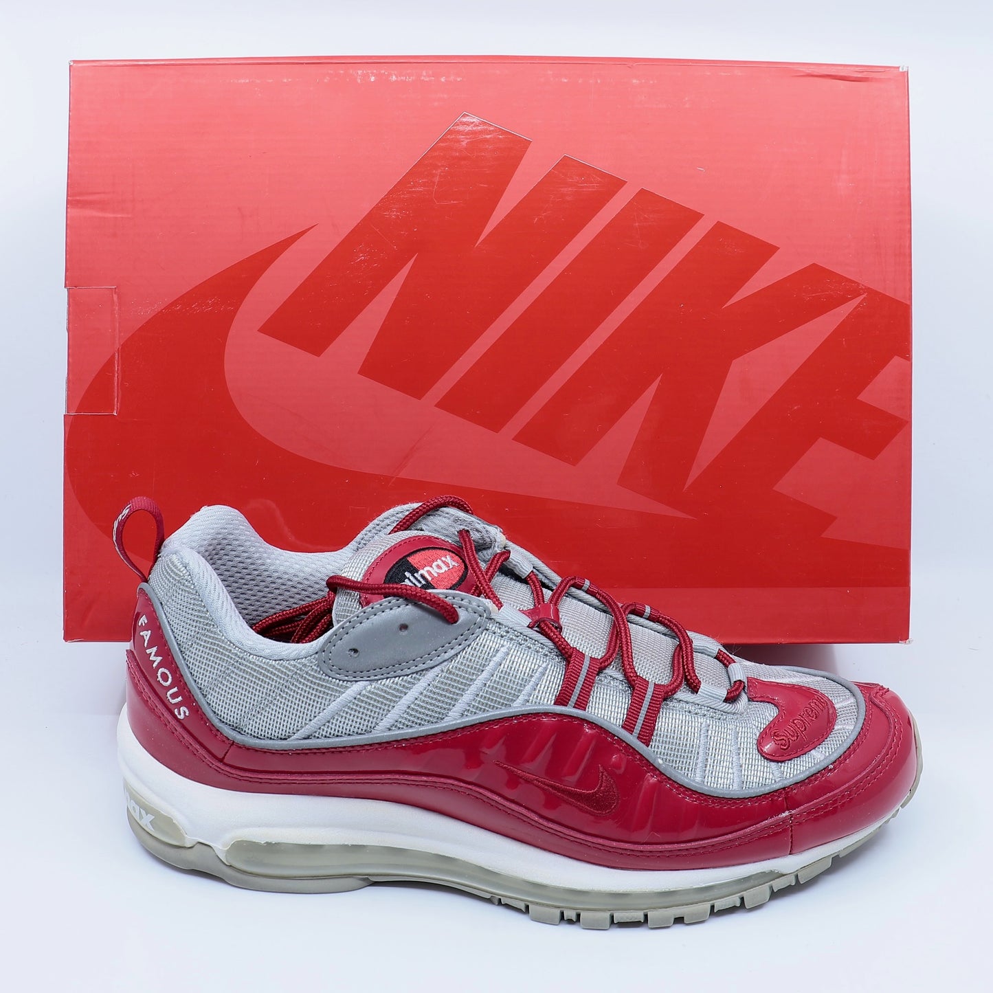 Nike Air Max 98 Supreme Varsity Red Size 10