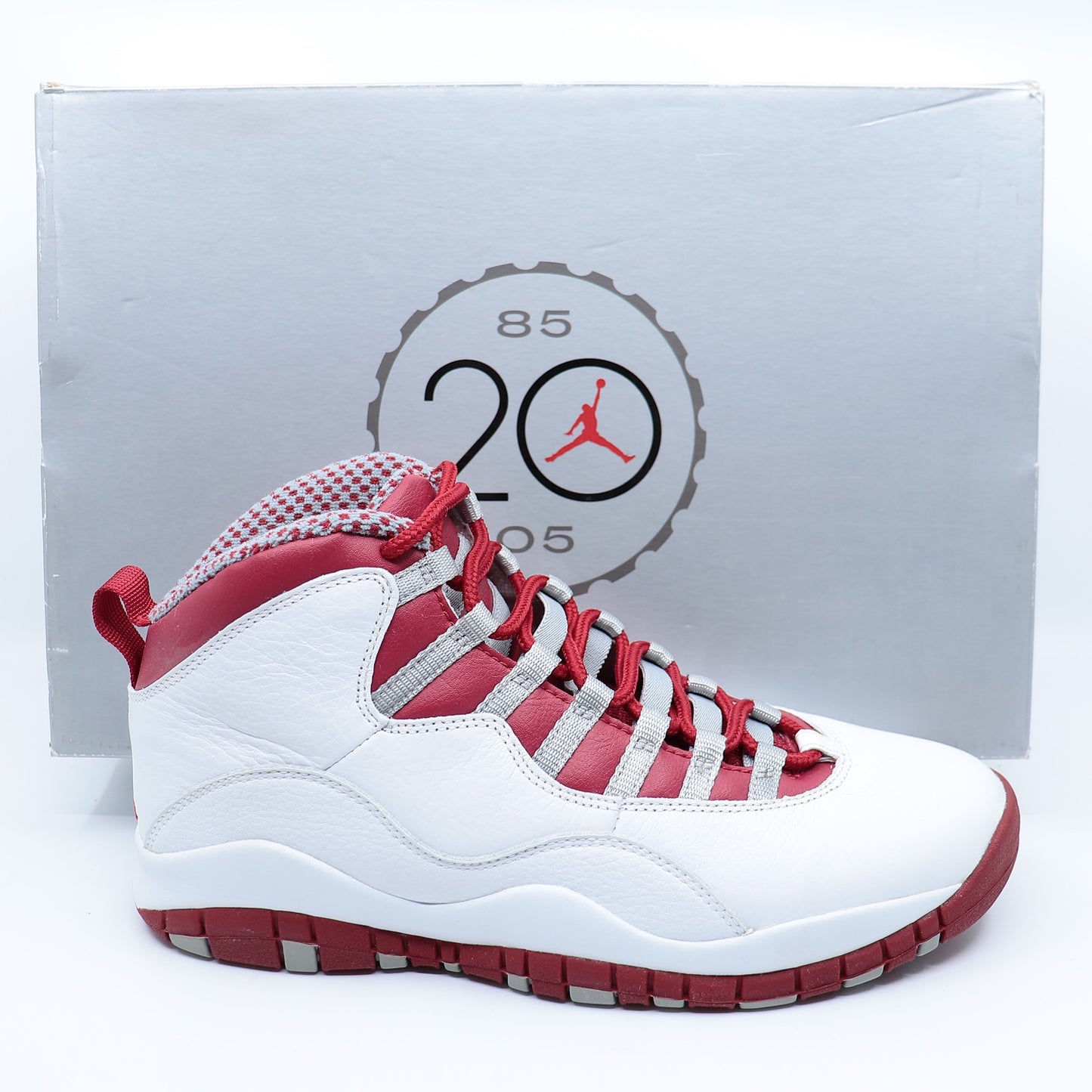 Air Jordan 10 Retro Red/Steel 2005 Size 8