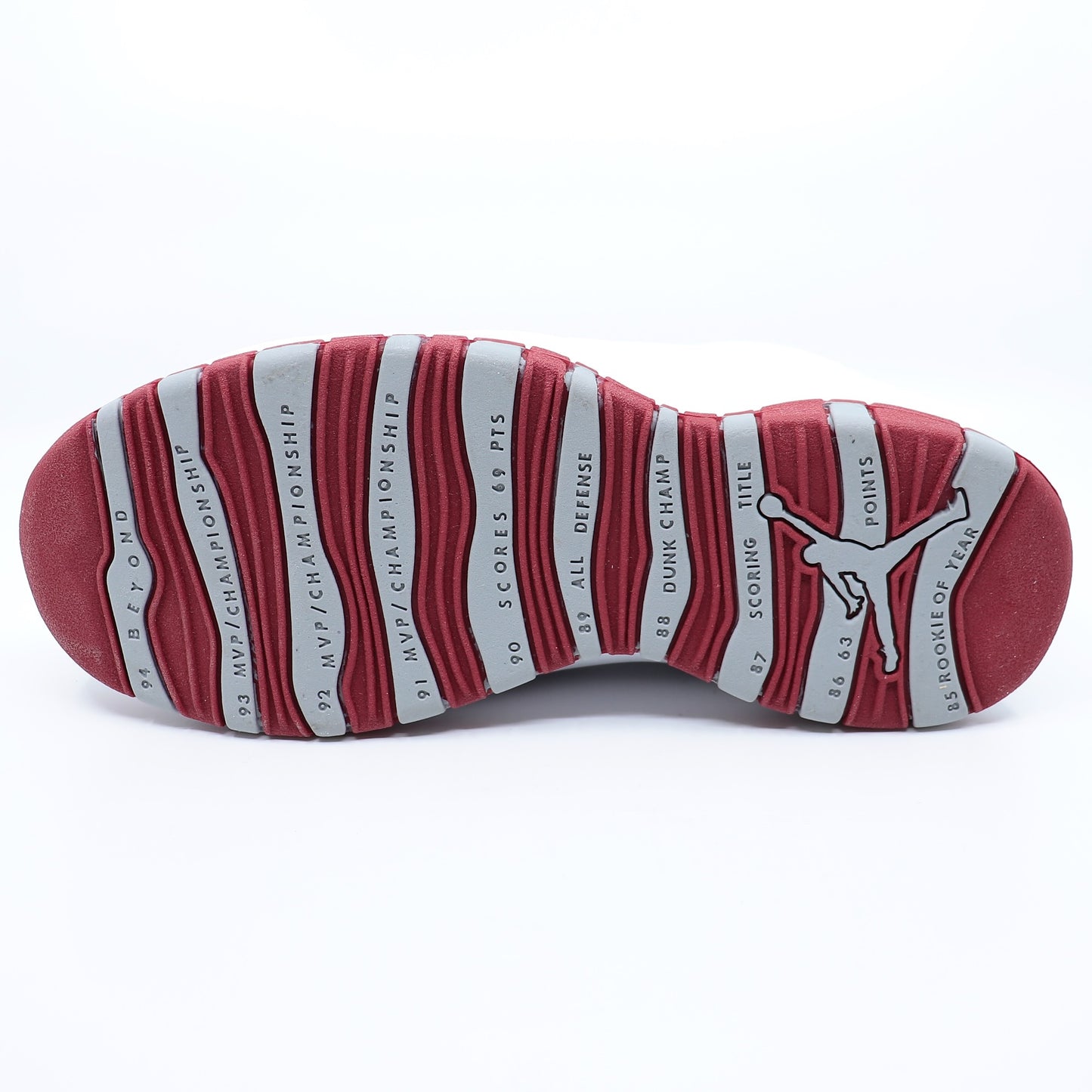 Air Jordan 10 Retro Red/Steel 2005 Size 8